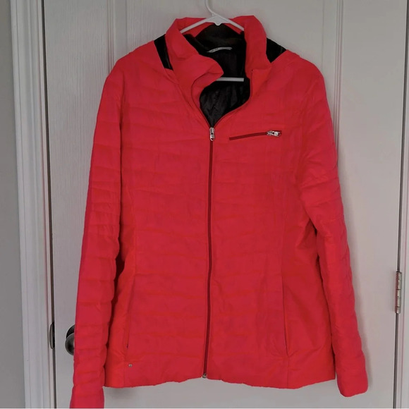Spyder Down Jacket Winter Coral Size Large - Picture 1 of 12